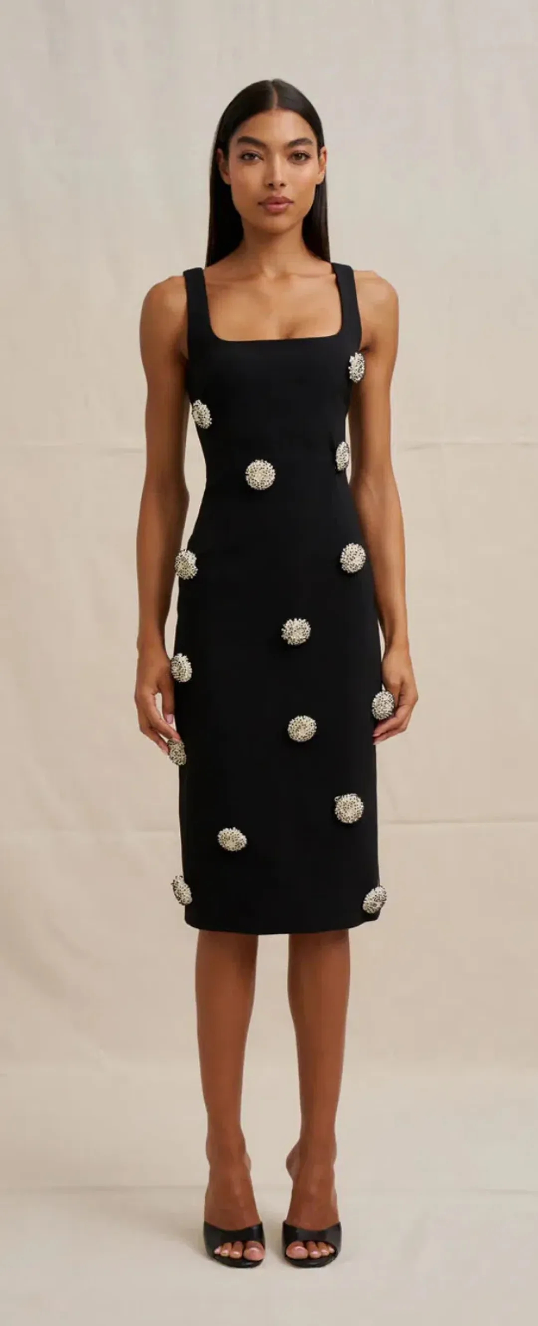 ByJohnny Priscilla Midi Dress for rent on The Volte - main image