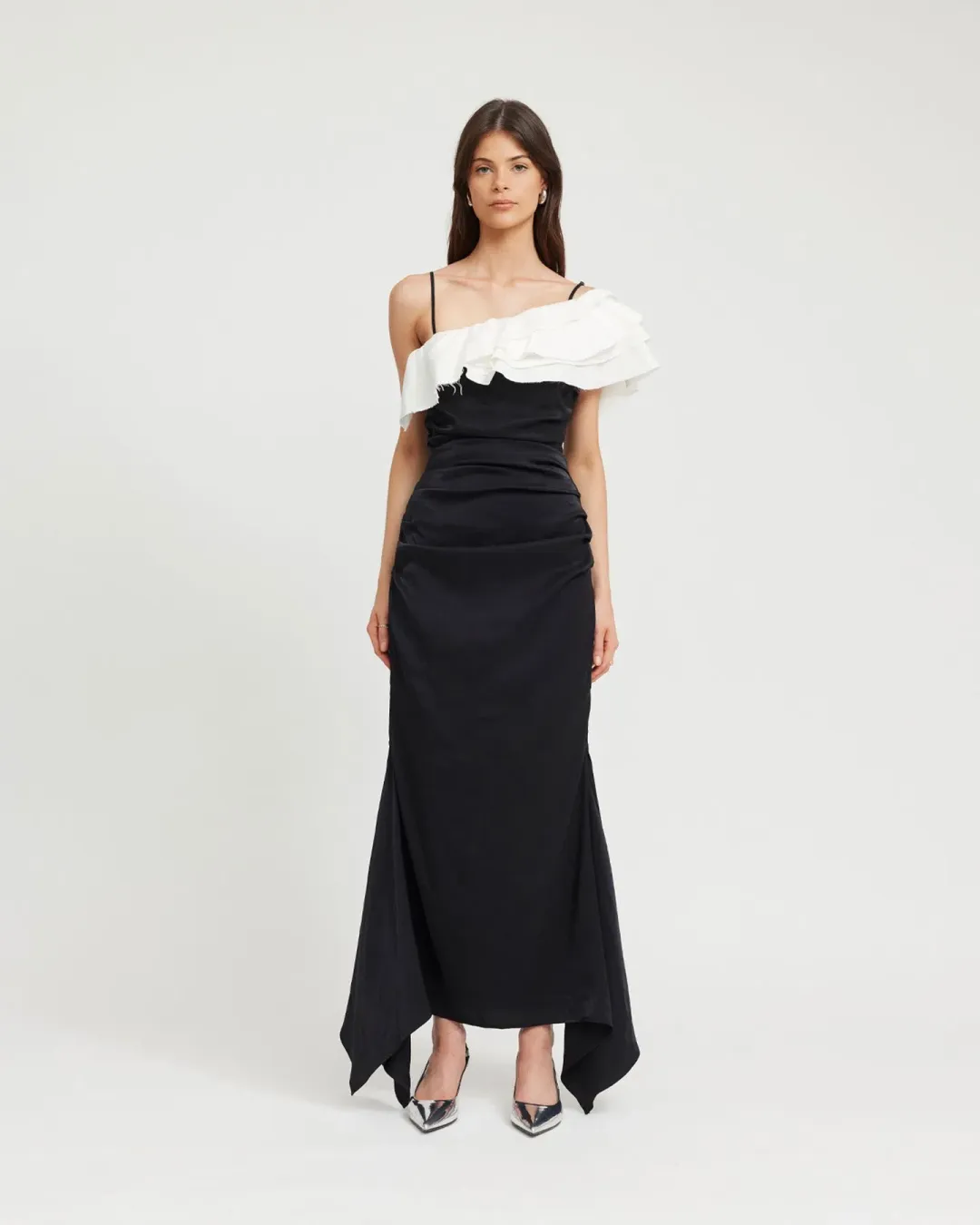 TOJHA Coralia Dress Black and White size 8 for rent on The Volte - main image