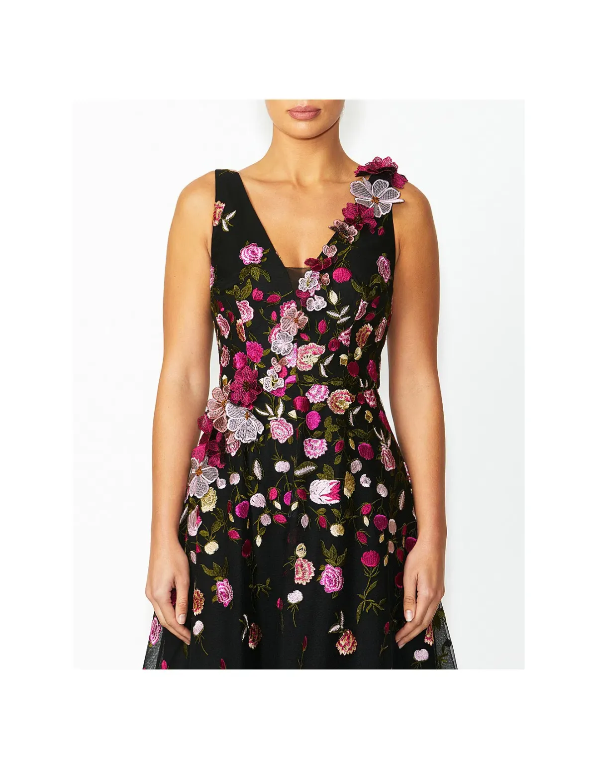 Anthea Crawford Belle Floral A line Dress Size 8 - Image 2