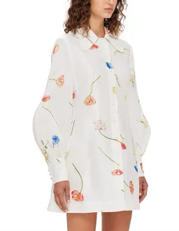 Leo Lin The Fields Linen Mini Dress size 10 for rent on The Volte - image 3