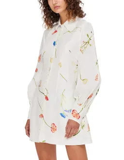 Leo Lin The Fields Linen Mini Dress size 10 for rent on The Volte - image 5