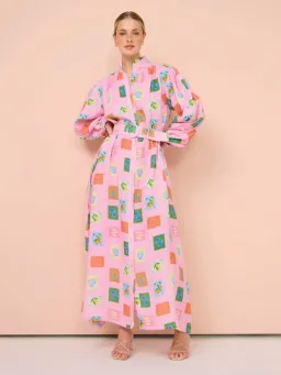 Palm Noosa Noddy Dress in Pink Emblem size 14 for rent on The Volte - image 3