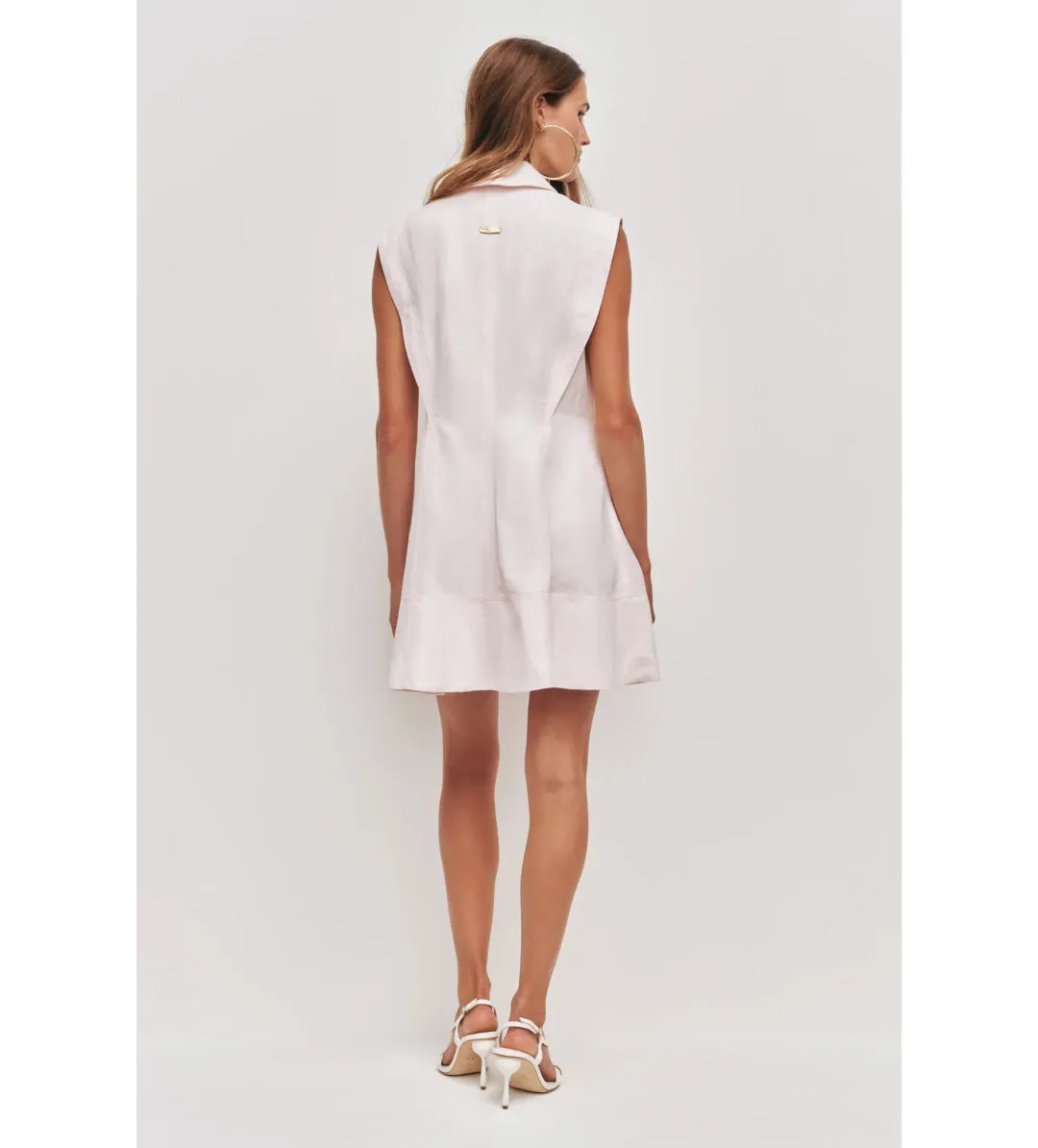 Aje Sacha Mini Dress Pastel Pink Size AU 10 for rent on The Volte - main image