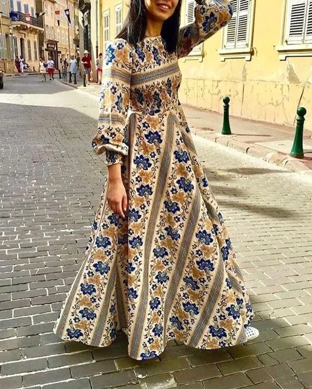 Zimmermann Castile Shirred Bodice Dress Size 0 AU 8 for rent on The Volte - main image