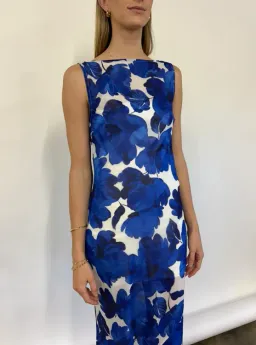 By Nicola Juno Maxi Dress in Blue Petal Size 8 for rent on The Volte - image 3