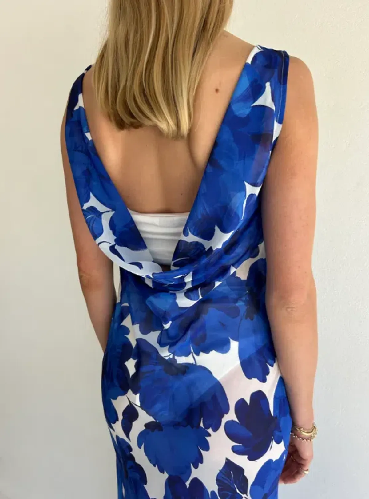 By Nicola Juno Maxi Dress in Blue Petal Size 8 - Image 5