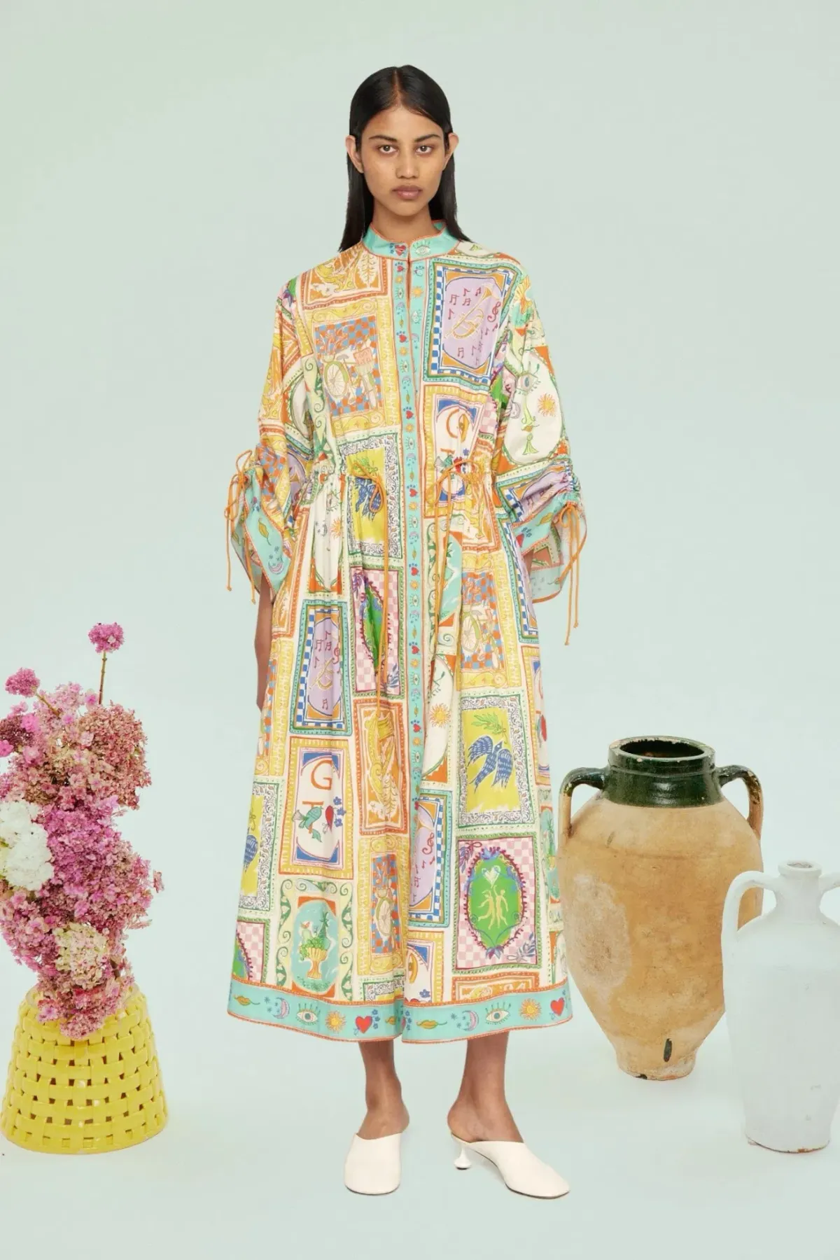 Alemais Holiday Go-To Shirtdress midi SIZE 16 - Image 1