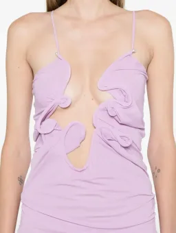 Christopher Esber Moulded Venus Dress Pink Size 8 for rent on The Volte - image 2