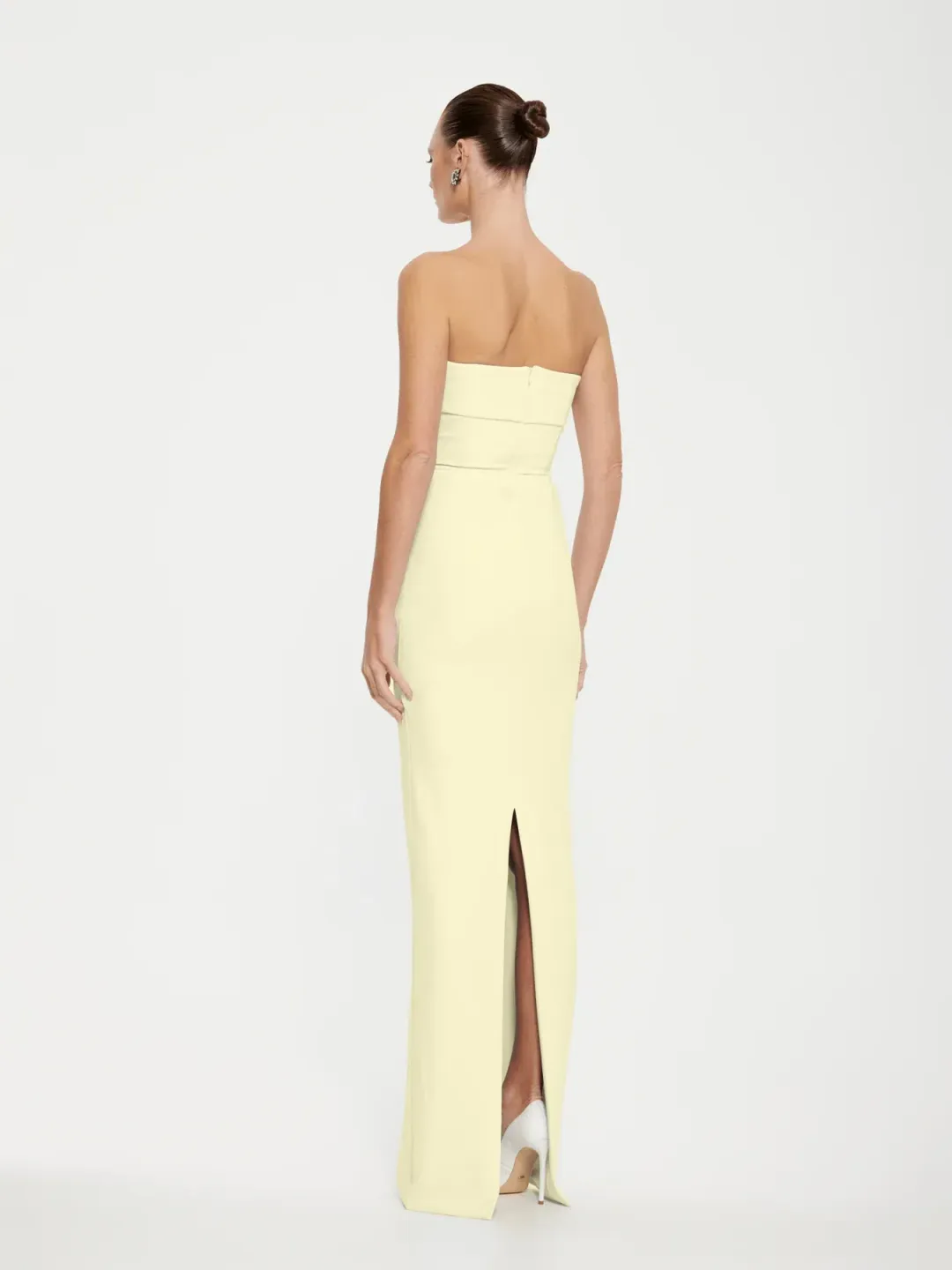 Effie Kats Monroe Gown in Lemon Size M/AU10 for rent on The Volte - main image