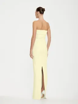 Effie Kats Monroe Gown in Lemon Size M/AU10 for rent on The Volte - image 2