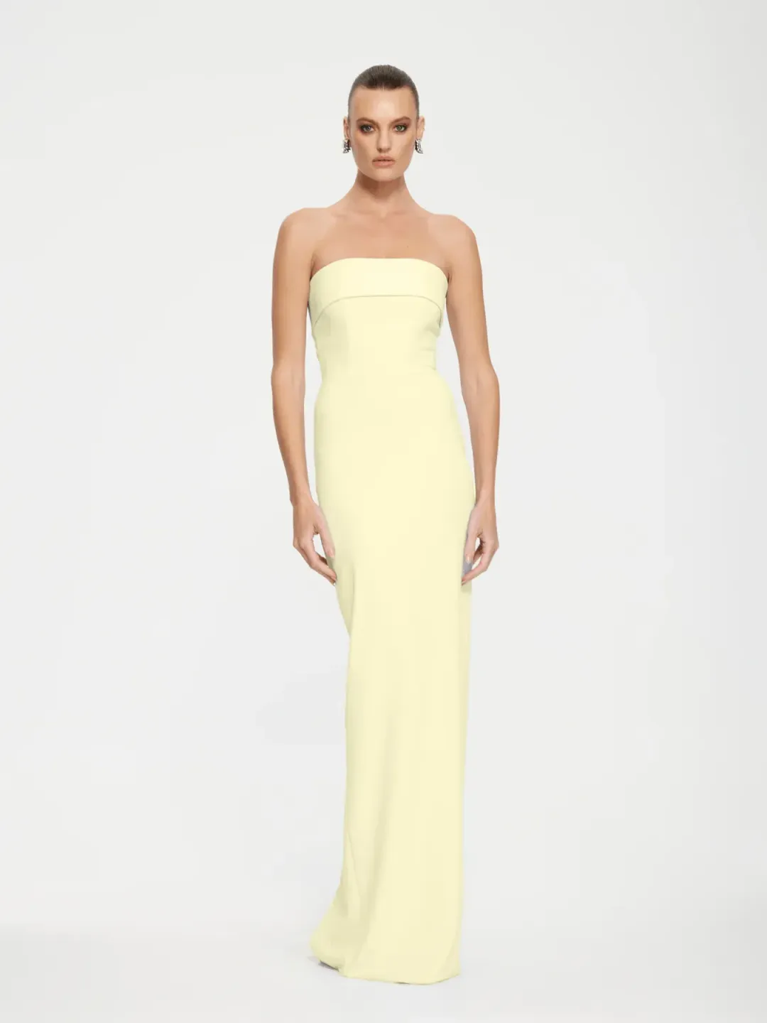 Effie Kats Monroe Gown in Lemon Size M/AU10 for rent on The Volte - main image