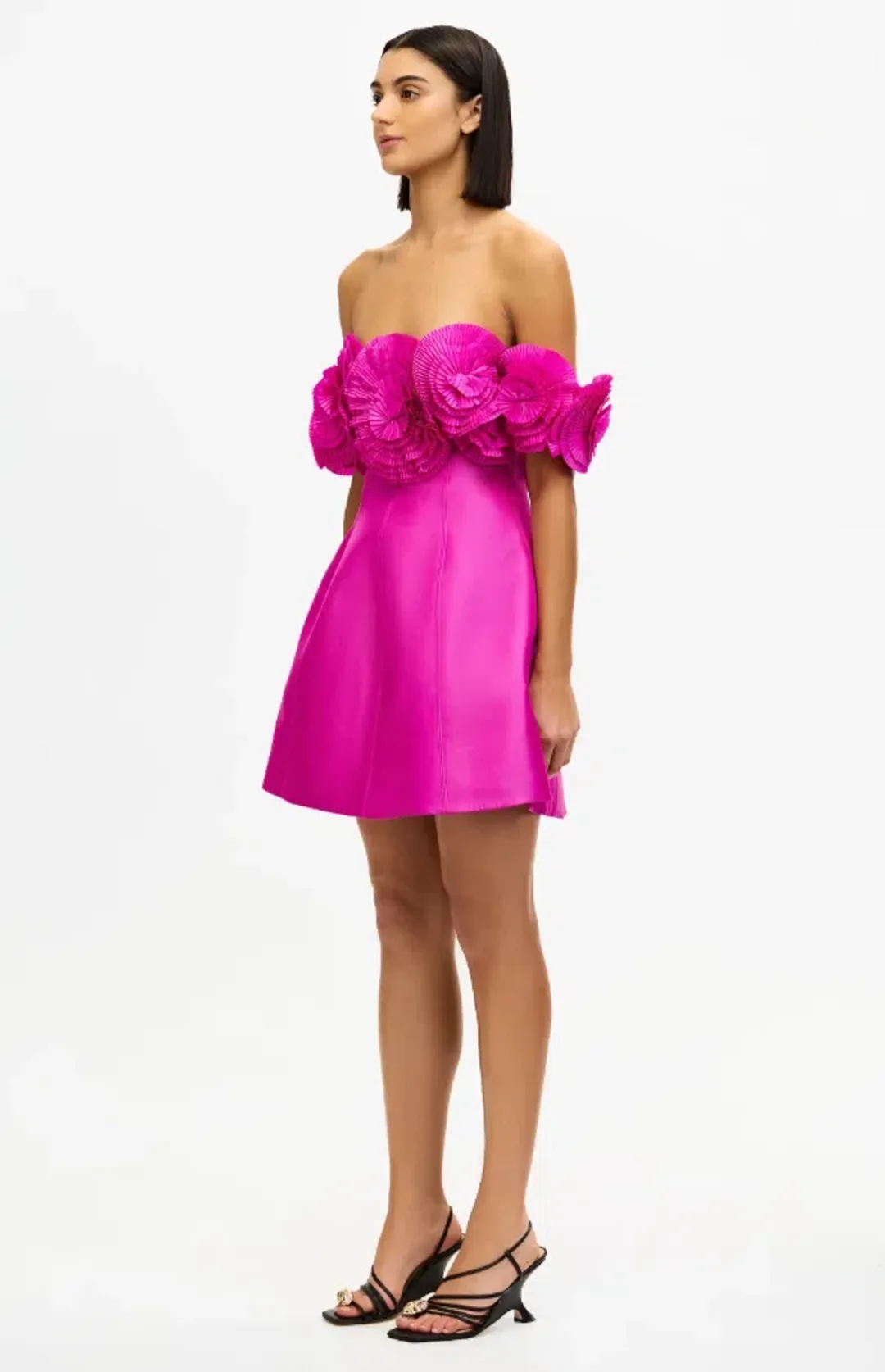 Acler Trusley Mini Dress in Violet Pink Size 12 for rent on The Volte - main image