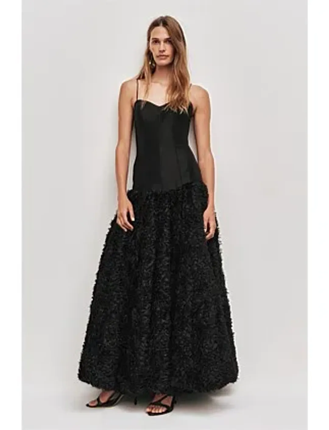 Aje Colette Maxi Dress Black Size 8 for rent on The Volte - main image