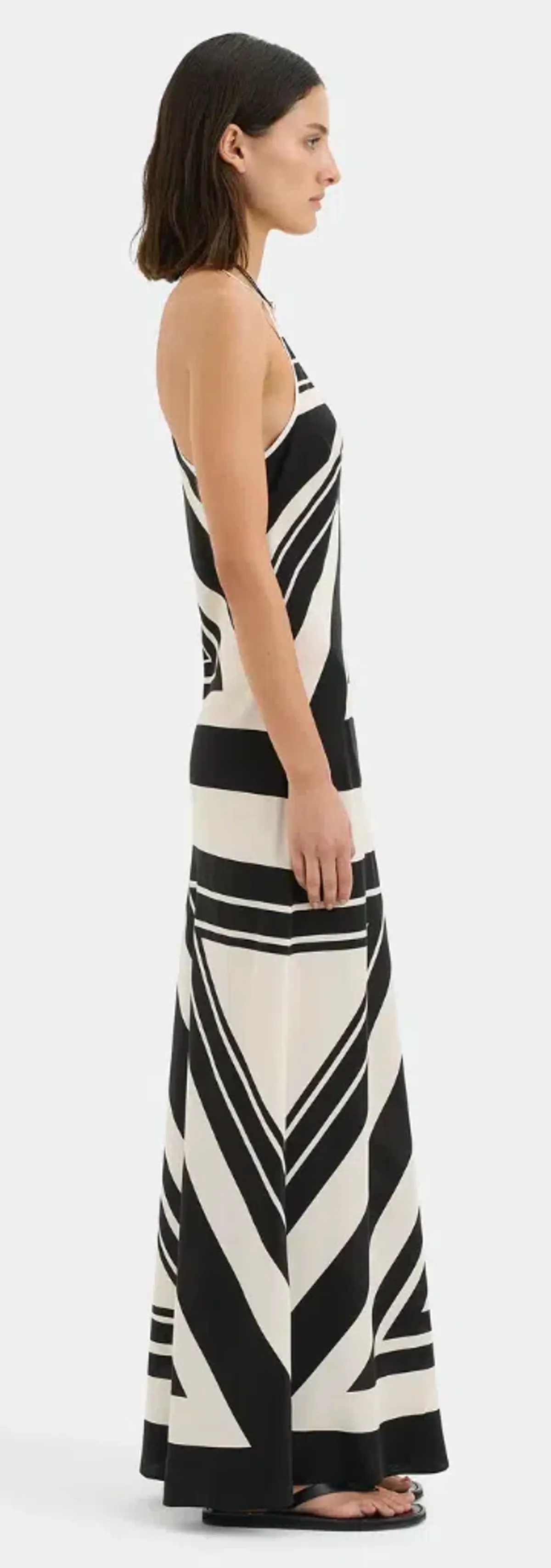 Sir Pietra V Neck Slip Dress Size 1 - Image 3