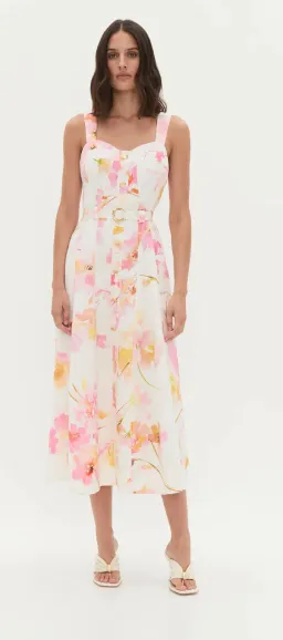 Aje Zarie Midi Dress size 8 for rent on The Volte - image 1