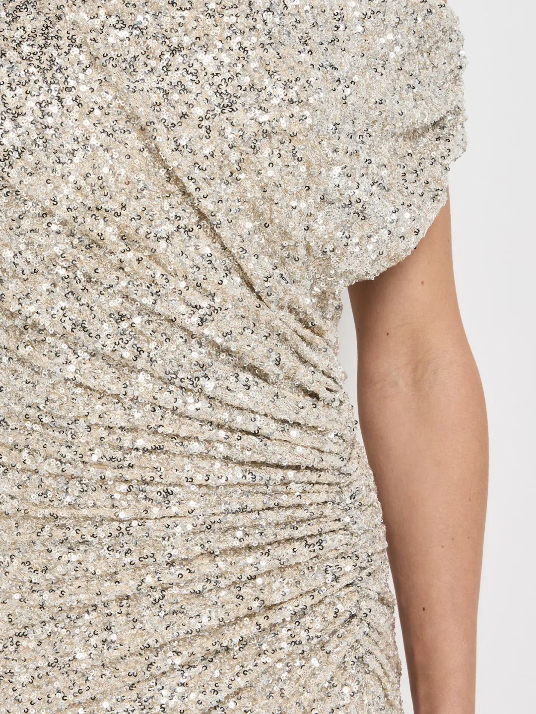 SHEIKE MARTINA MAXI DRESS SILVER SZ14 for rent on The Volte - main image