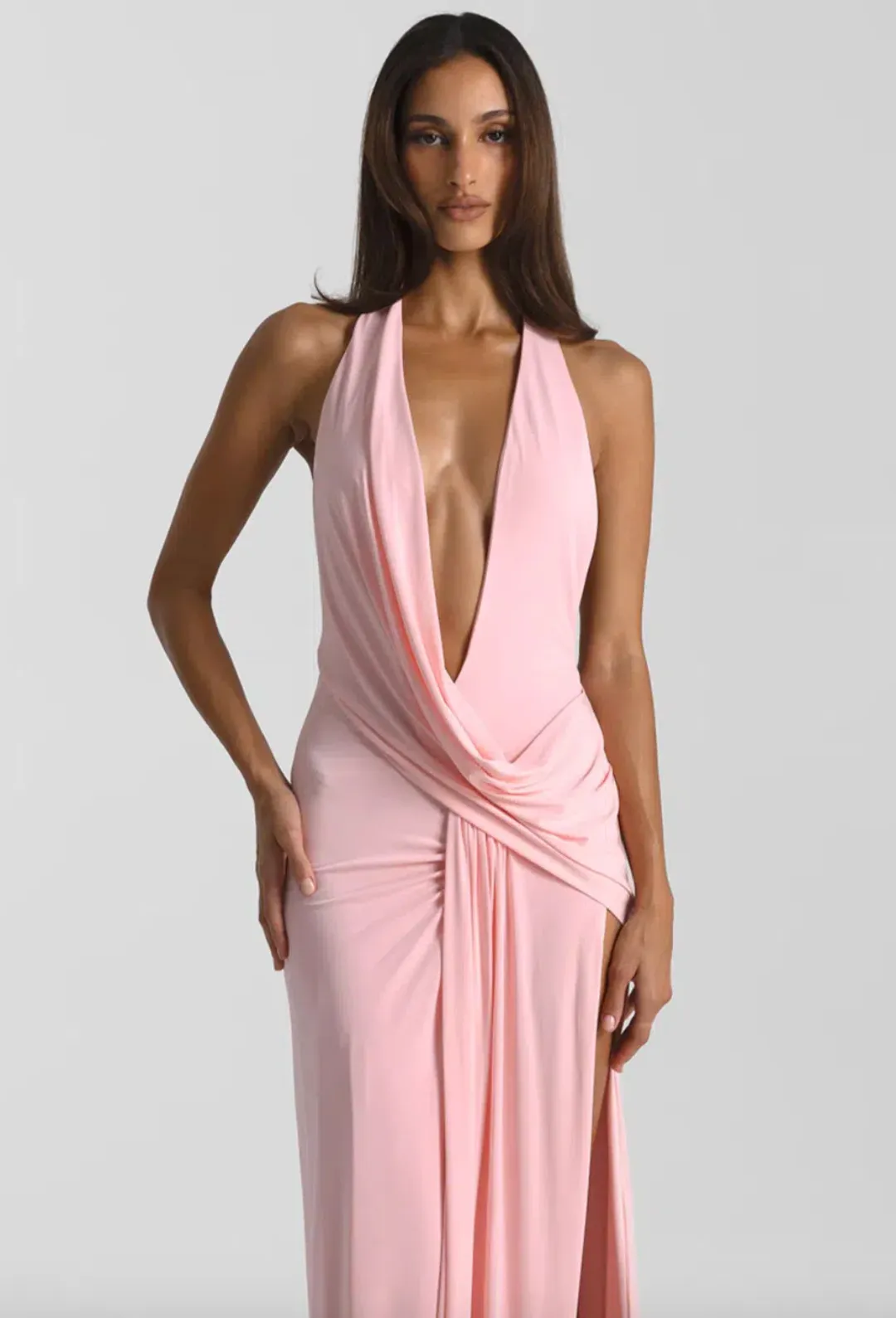 Natalie Rolt Winona Gown Blossom Pink Size 1 AU 8 for rent on The Volte - main image