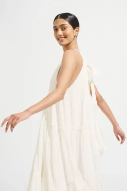 Steele Playa Cotton Maxi Dress Chalk White Size M / AU 10 for rent on The Volte - image 6