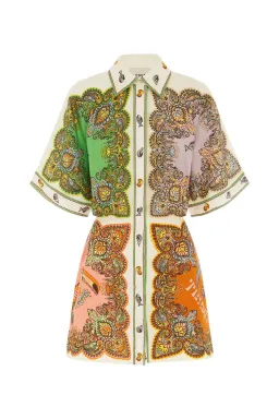 Alemais Trippy Troppo Mini Dress in Multi Size 8 for rent on The Volte - image 4