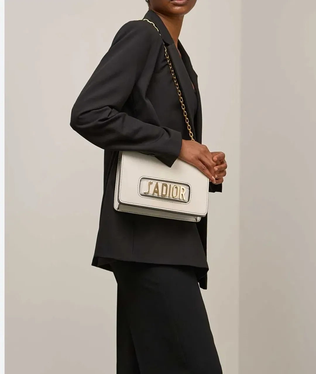 Dior J’Adior Medium Calf White for rent on The Volte - main image