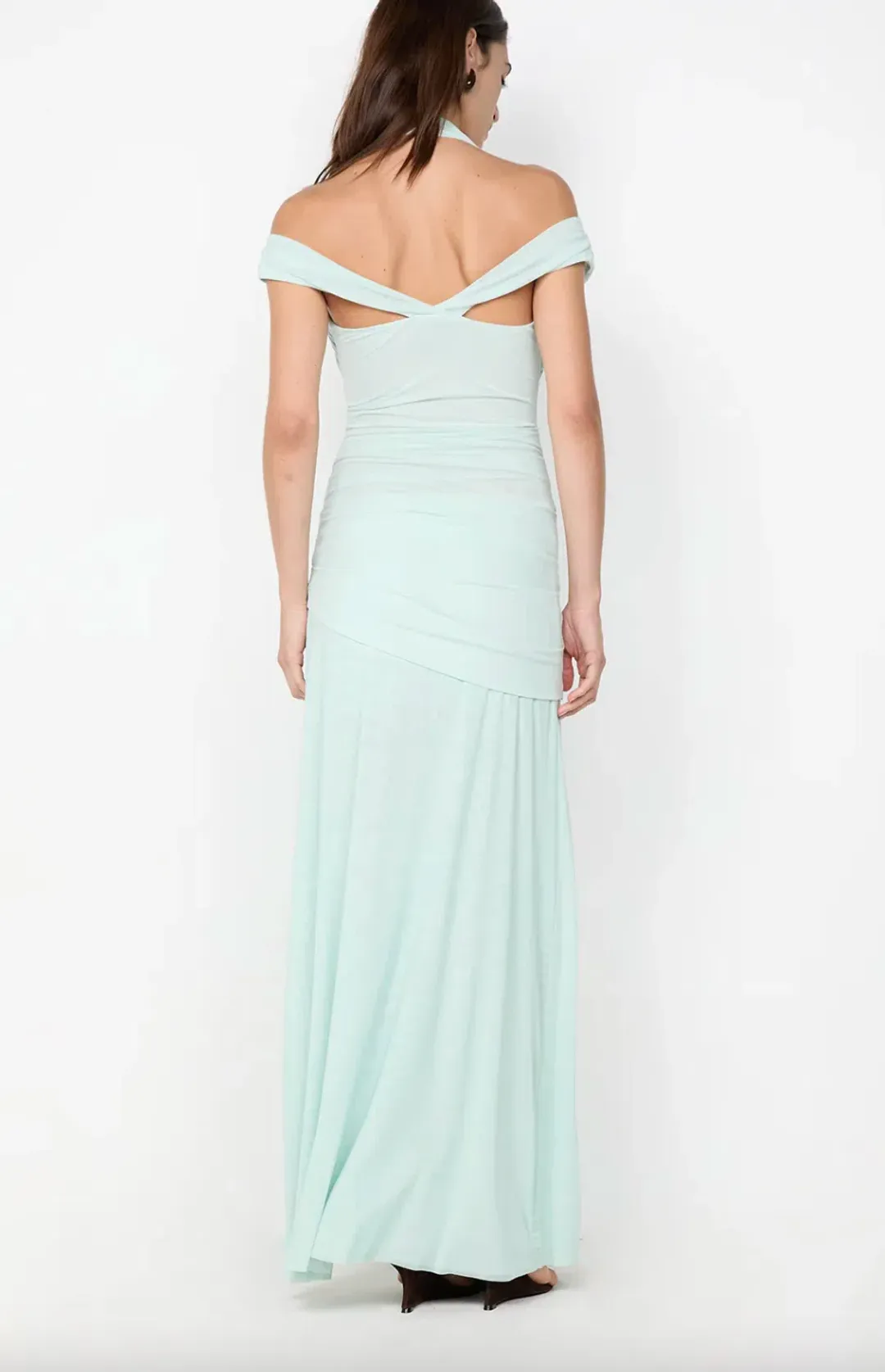 Bec & Bridge Winnie Halter Maxi Dress Spearmint Size AU 8 for rent on The Volte - main image