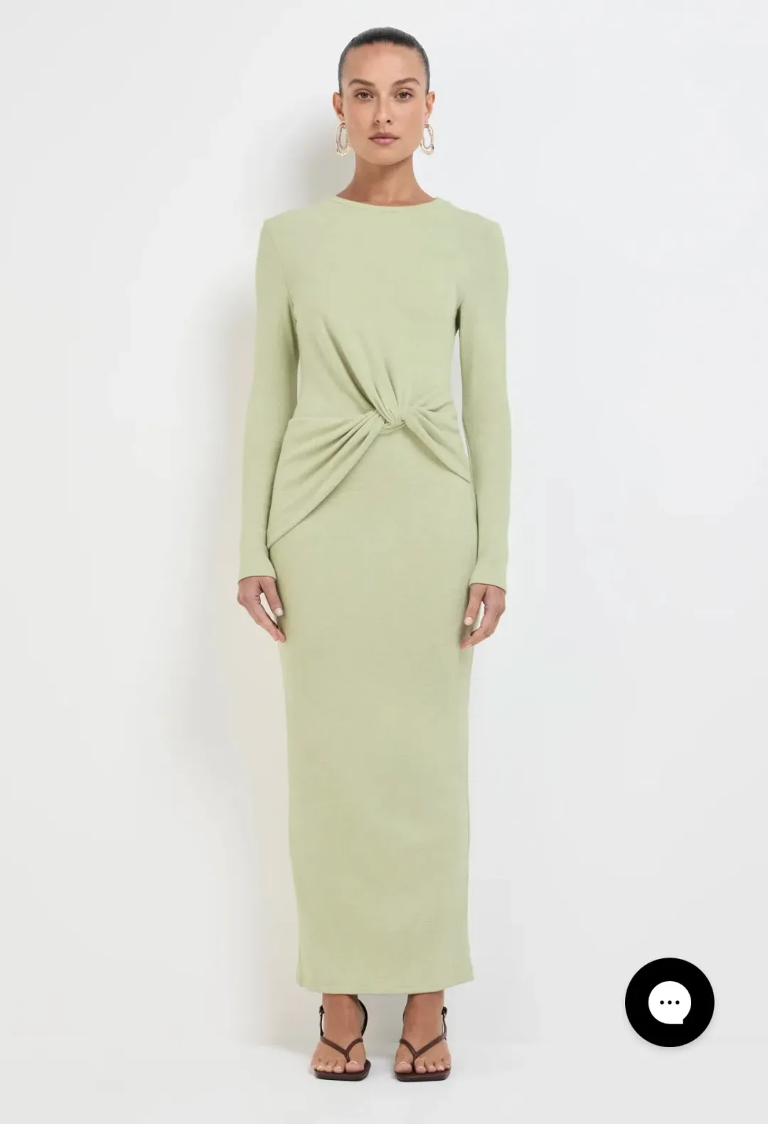 Sheike Elza Green Maxi Dress for rent on The Volte - main image