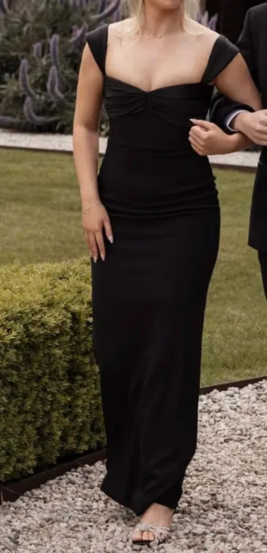 Solace London The Calluna Maxi Dress Black Size 10 AU for rent on The Volte - main image