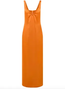 Anna Quan Liliana midi dress in kumquat size AU12 for rent on The Volte - image 4