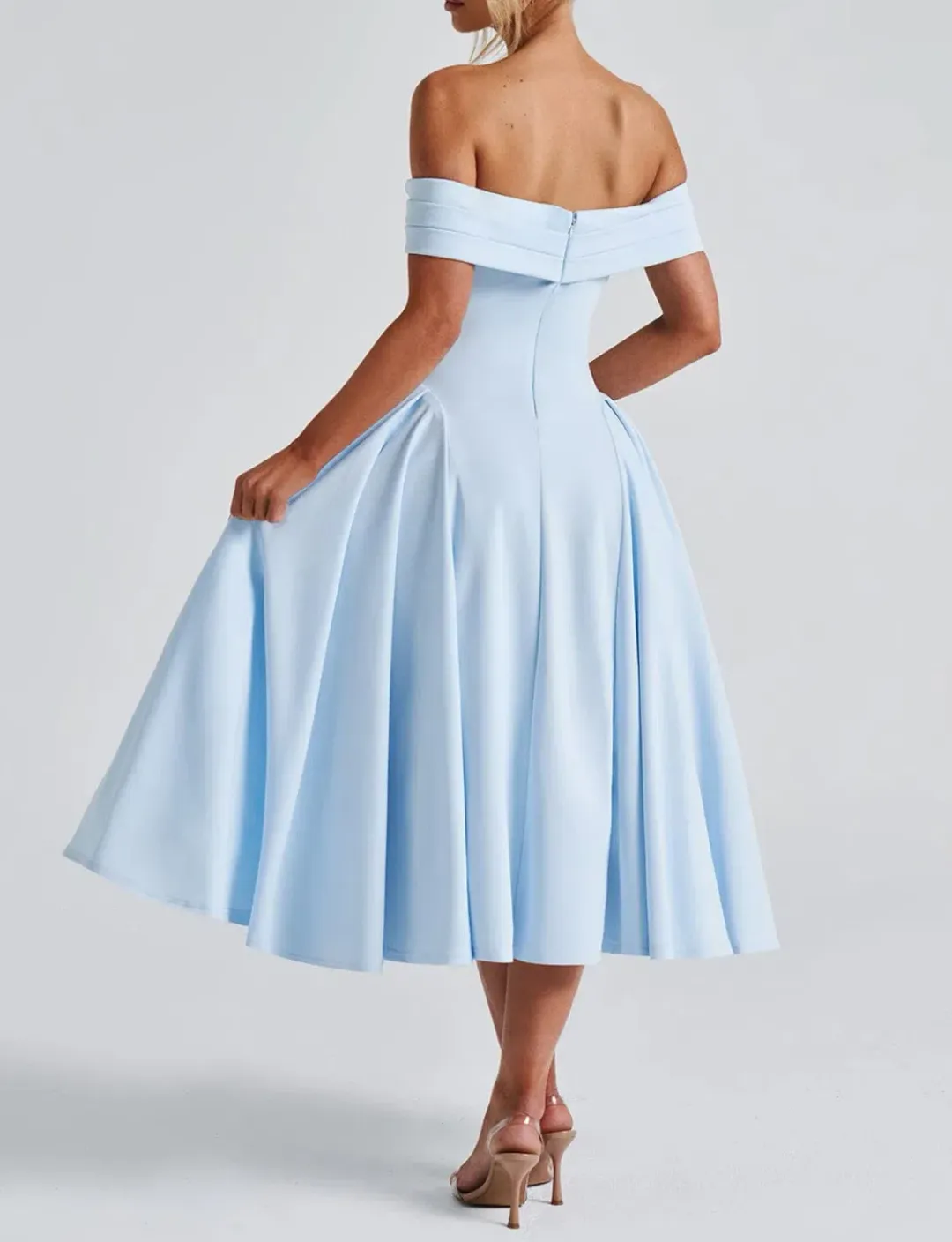 Baby Boo - Miranda MIDI Blue Dress AU size 12 for rent on The Volte - main image