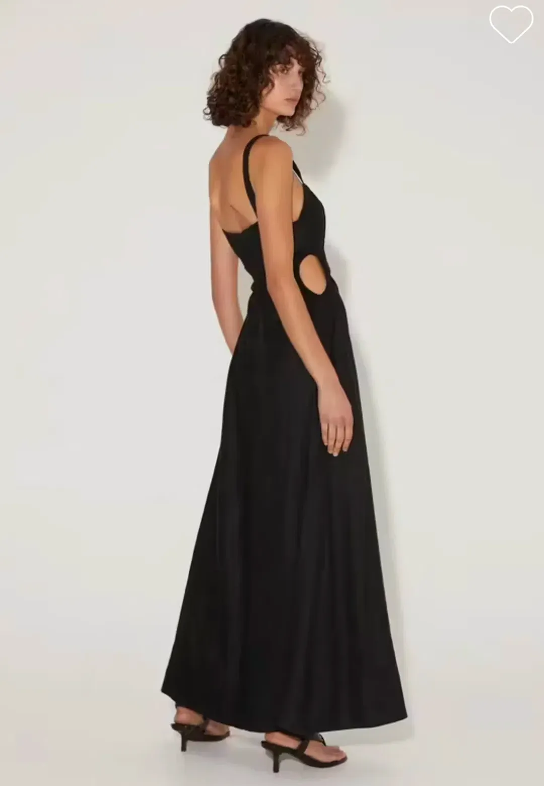Hansen and Gretel Carlos maxi dress in black size L (AU12) for rent on The Volte - main image
