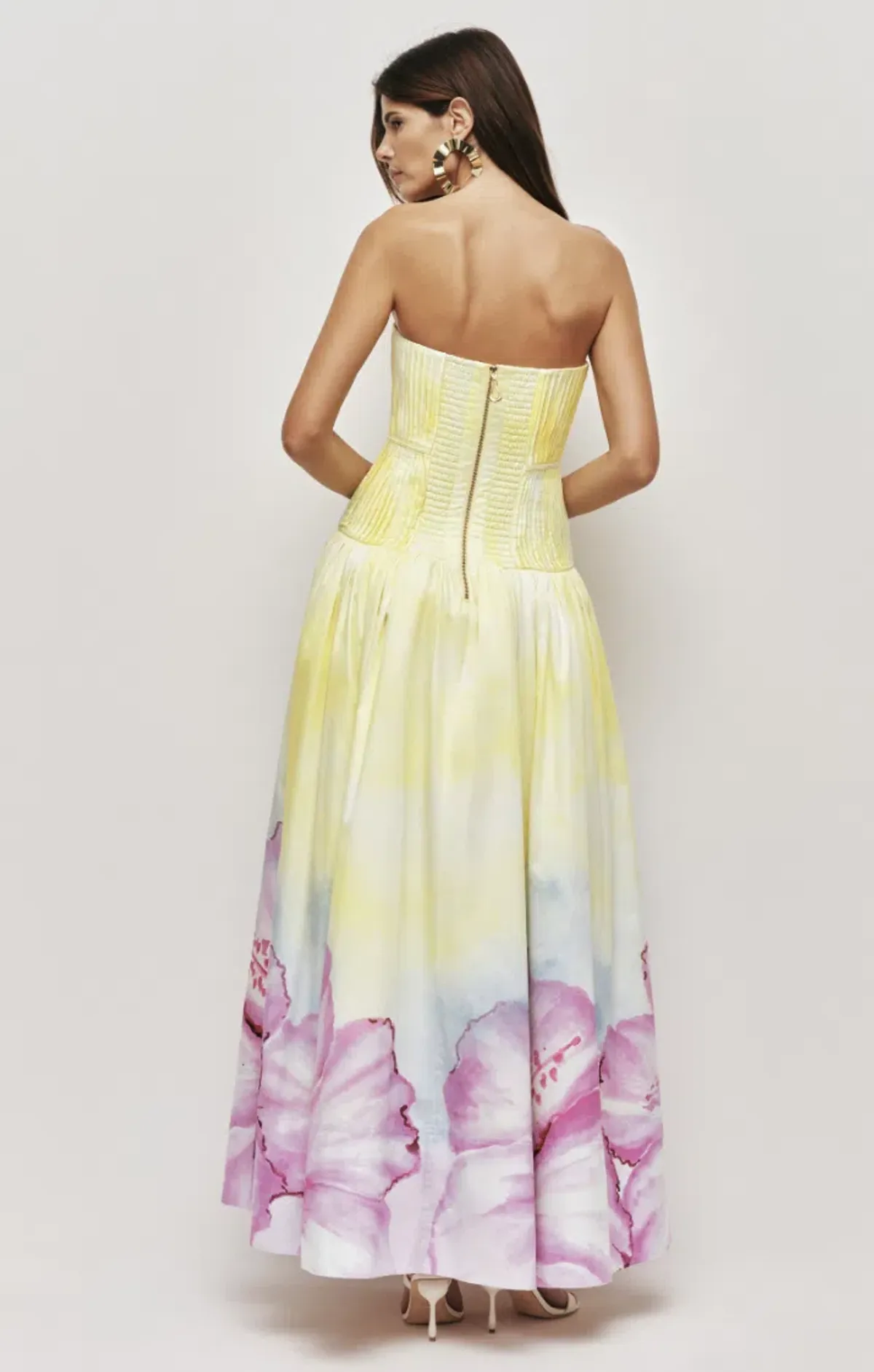 AJE Vacation Gown Ombre hibiscus Size 10 - Image 2