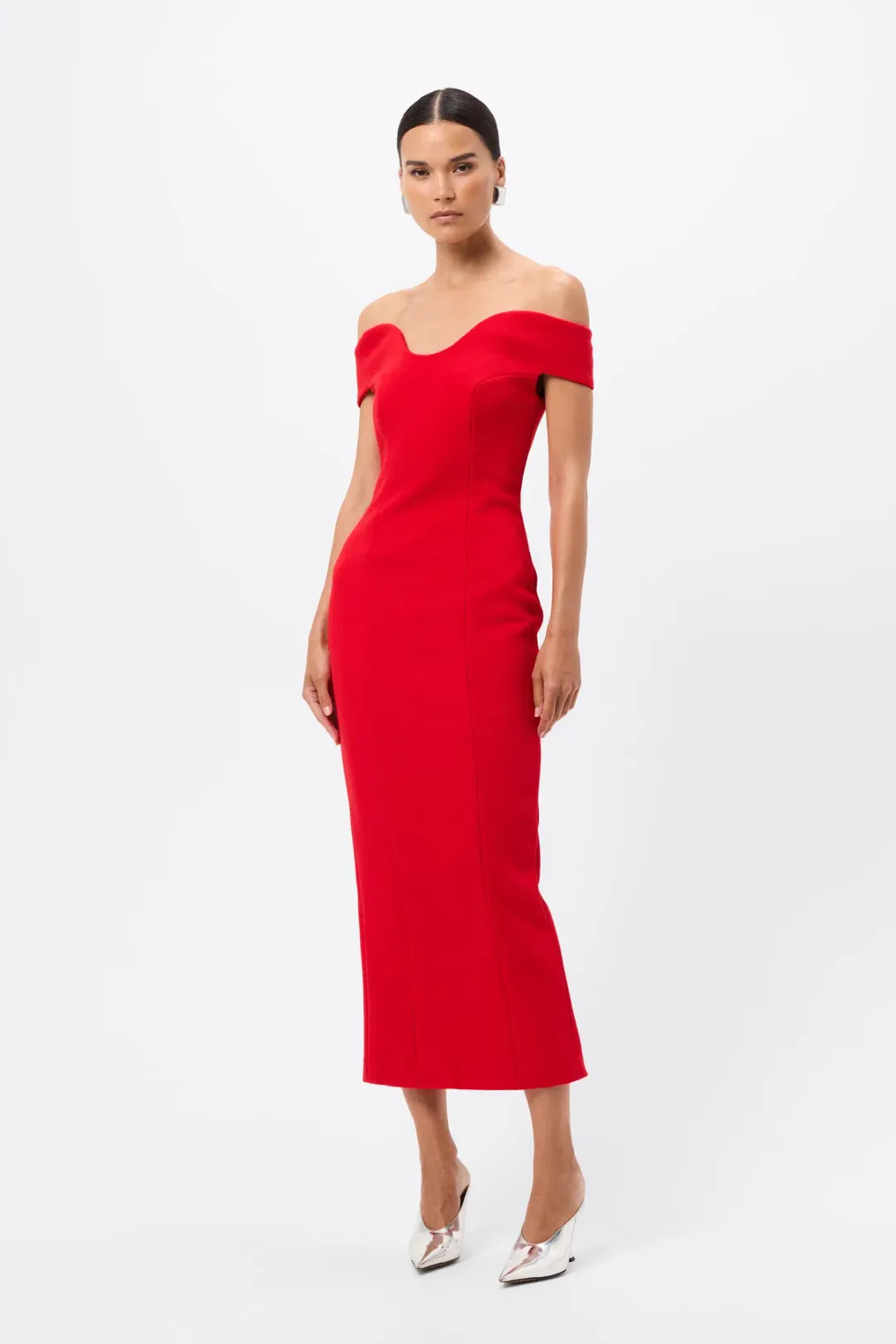 Mossman - Modernist Midi Dress for rent on The Volte - main image
