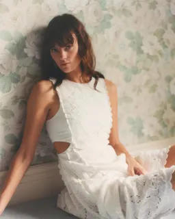 Lovaan Amelia Dress White Size 8 for rent on The Volte - image 6