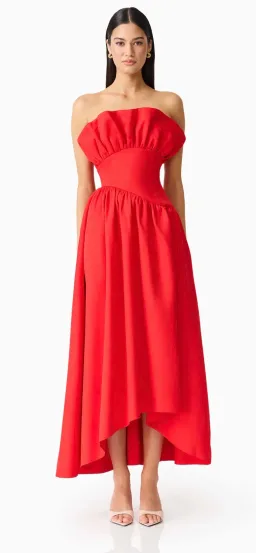 Elliatt Laurel Sleeveless Maxi Dress in Red Size M/10 for rent on The Volte - image 1