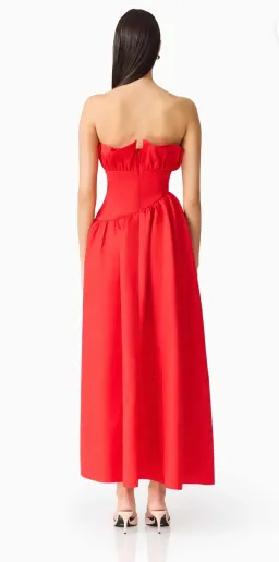 Elliatt Laurel Sleeveless Maxi Dress in Red Size M/10 for rent on The Volte - image 2