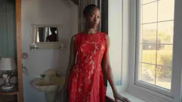 Lovaan Audrey Mini Dress Cherry Size 10 for rent on The Volte - image 4