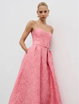 Rebecca Vallance Petra Midi Dress; size 8 for rent on The Volte - image 1