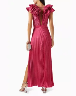 Tuileries Split Gown Size 6 in Dusty Pink for rent on The Volte - image 5