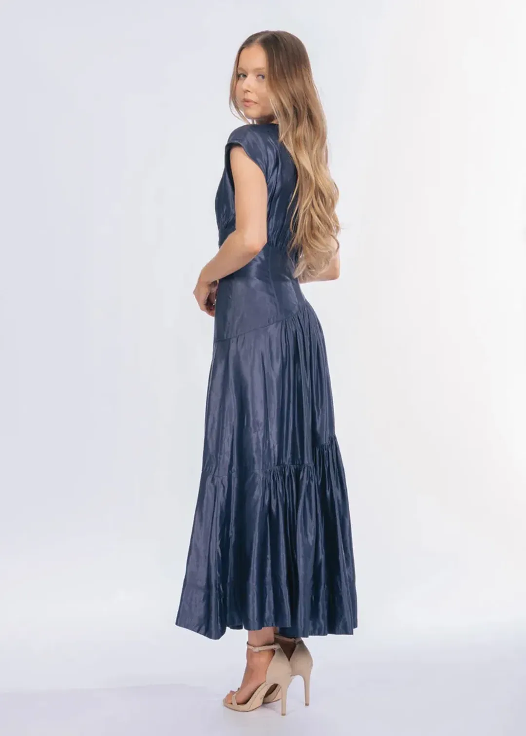 Aje Serendipity Reflection Midi Dress; size 12 for rent on The Volte - main image