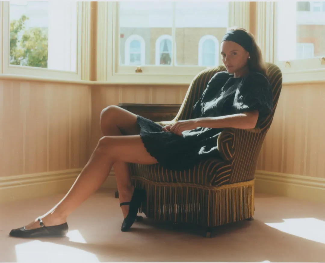 Lovaan Liberty Dress Ink Size 8 for rent on The Volte - main image