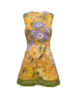 Lovaan Mathilda Dress Yellow Floral Size 6 for rent on The Volte - image 5