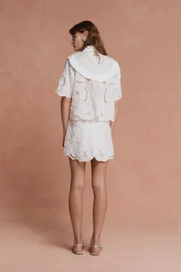 Lovaan Milicent Skirt White Size 8 for rent on The Volte - image 4