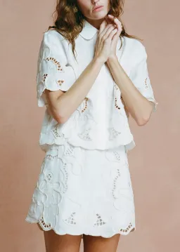 Lovaan Milicent Top White Size 12 for rent on The Volte - image 8