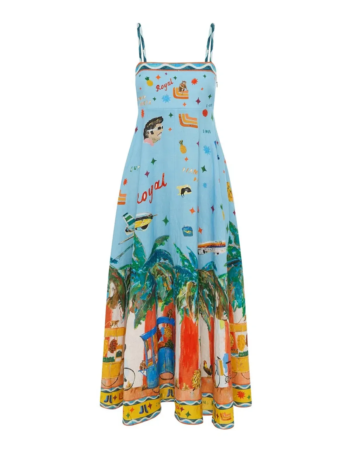 ALEMAIS All Aboard Midi Sundress Size 10 Au - Image 11