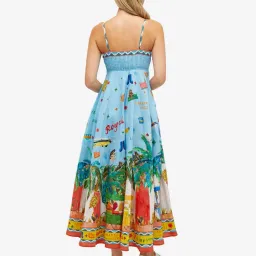 ALEMAIS All Aboard Midi Sundress Size 10 Au for rent on The Volte - image 9
