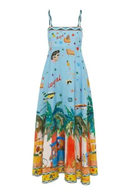 ALEMAIS All Aboard Midi Sundress Size 10 Au for rent on The Volte - image 15
