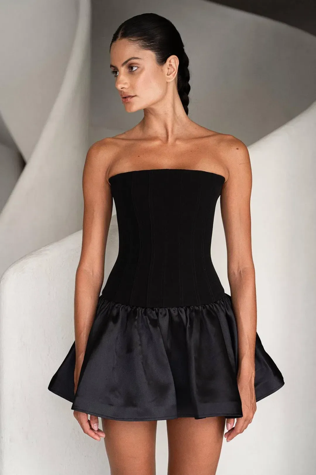 ELIYA THE LABEL Tylar Dress Black XS for rent on The Volte - main image