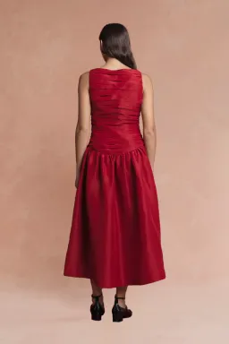Lovaan Val Dress Ruby Size 10 for rent on The Volte - image 3