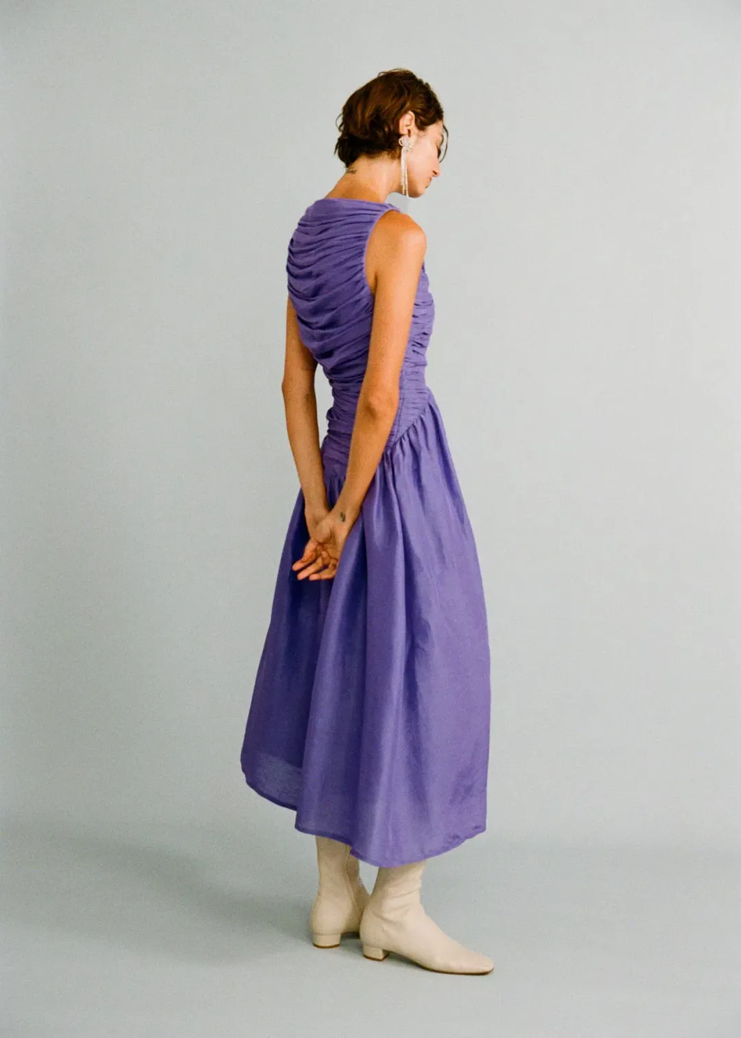 Lovaan Val Dress Iris Size 10 for rent on The Volte - main image