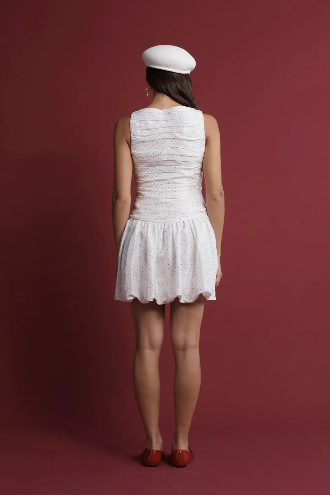 Lovaan Val Mini Dress White Size 12 for rent on The Volte - main image